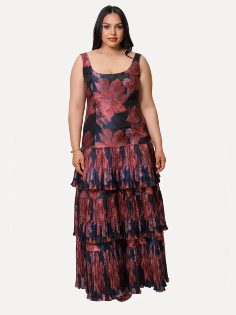 Hutch Luna Navy Maxi Dress Fuchsia Floral Print
Plus Size 22W NWT